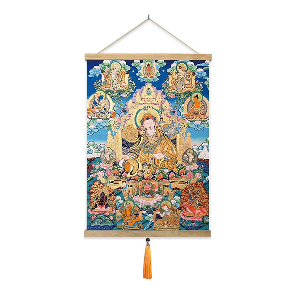 Amazon.co.jp: 仏教のタペストリー、チベットタンカ、ブッダタンカ