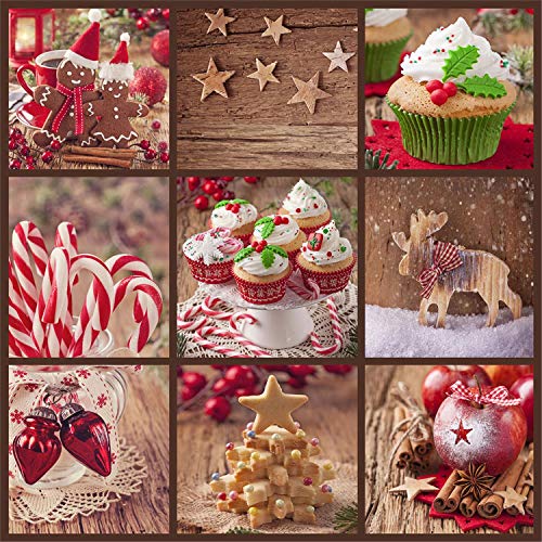 Servilletas de Papel Desechables, Galletas de Navidad, 20 Unidades, 3 Capas, 33 x 33 cm