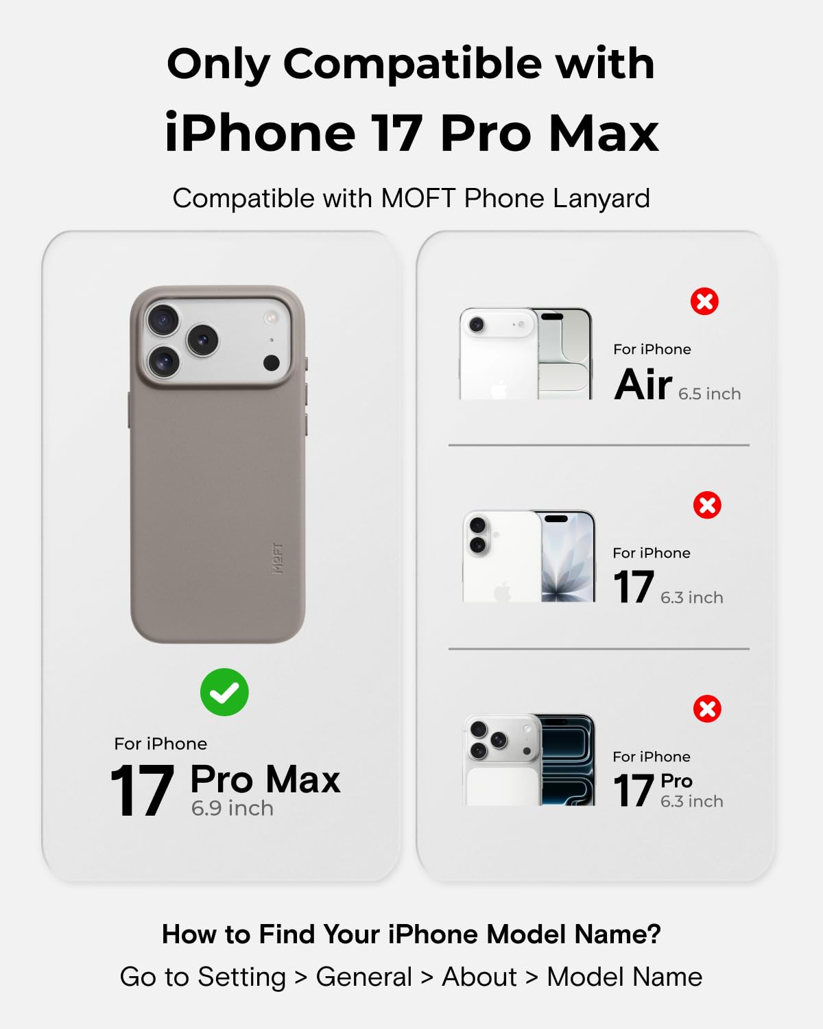 Amazon.com: MOFT for iPhone 17 Pro Max Case- MOVAS Snap Case