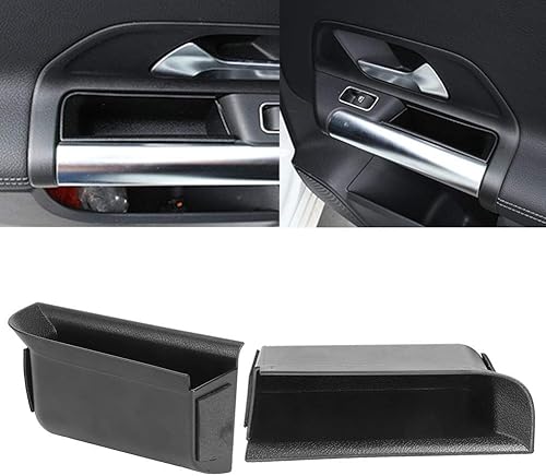 Miniatura 2 de Caja de almacenamiento para puerta delantera, 2 unidades/juego de caja de almacenamiento de ABS para puerta delantera, contenedor organizador para