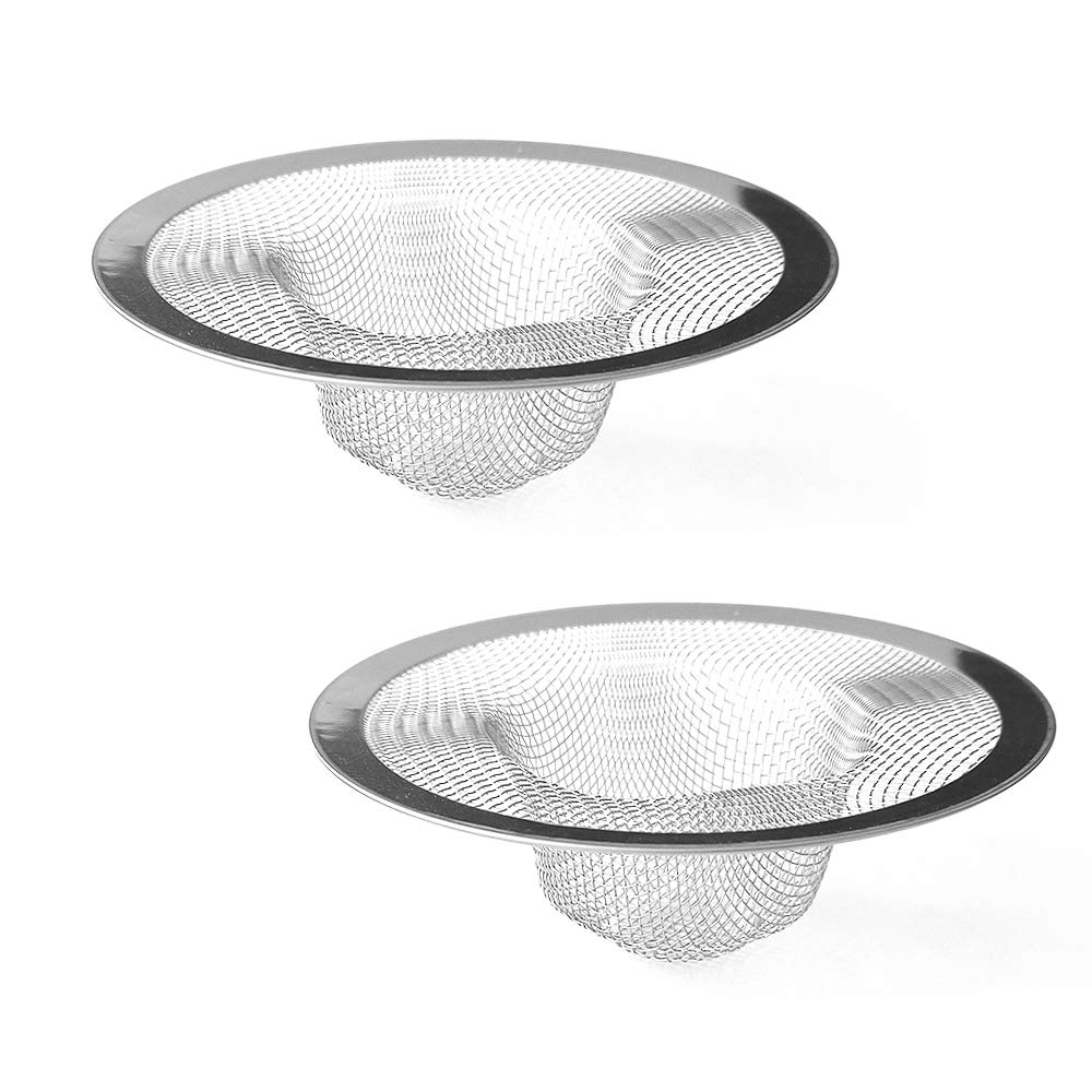 ChefBee Bathroo Sink Drain Strainer - 2PCS 1.22Stainless Steel Shower