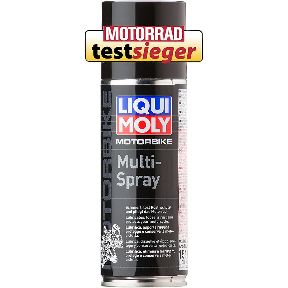 LIQUI MOLY Motorbike Multispray | 200 ml | Motorrad Korrosionsschutz | Rostlöser | Art.-Nr.: 1513, farblos