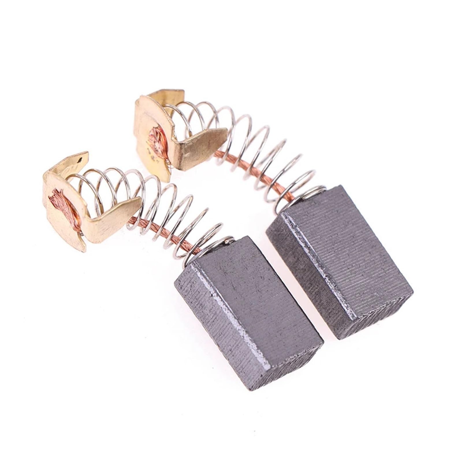 10 spazzole in carbonio per smerigliatrice angolare, 6 x 10 x 17 mm, per motori di utensili elettrici, ricambi per smerigliatrice elettrica