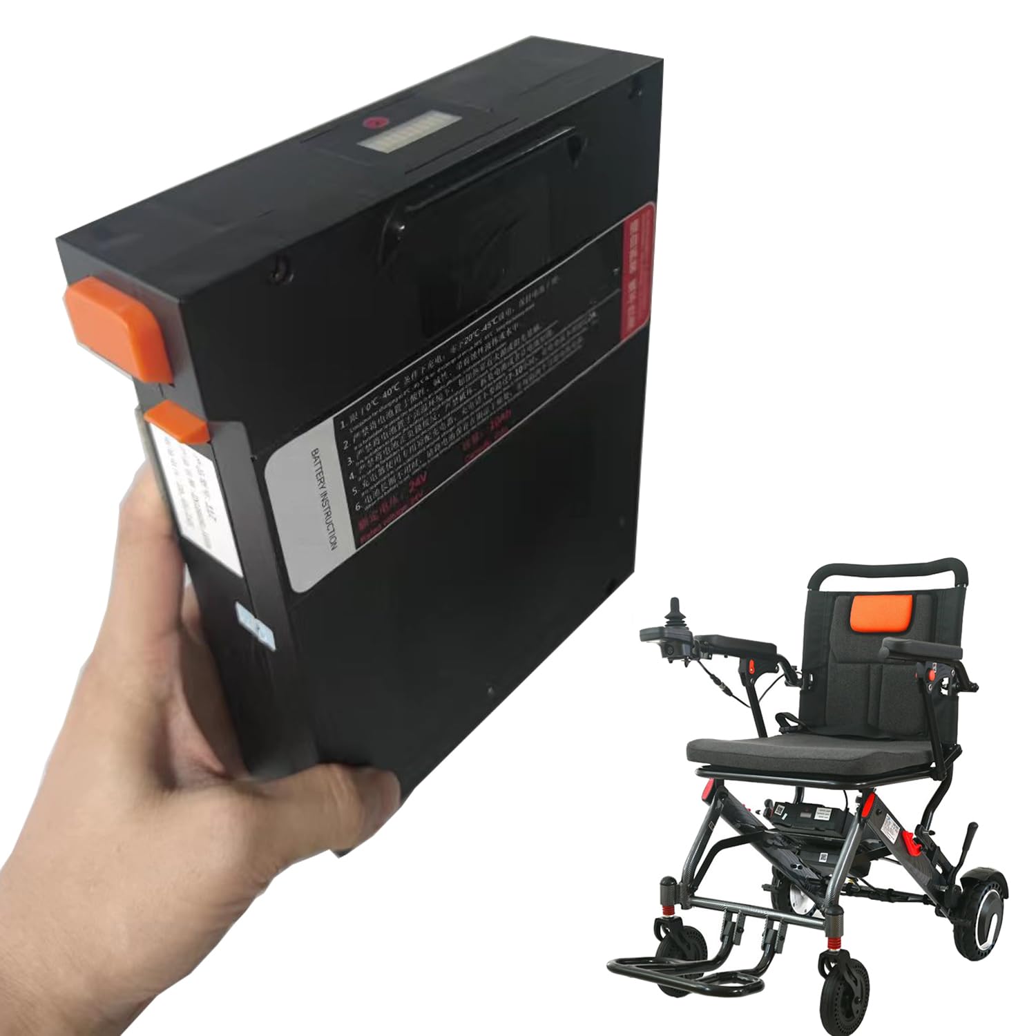 Amazon | LangTu 電動車椅子 DZD-285着脱式バッテリー24V10AH (DZD-285