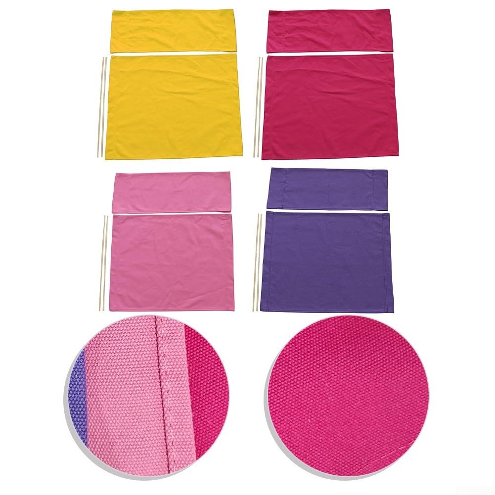 Kit di ricambio per coprisedia, adatto per sedia da regista, sedia da pesca, sedia da picnic, 53 x 20 cm, 53 x 41 cm (giallo)