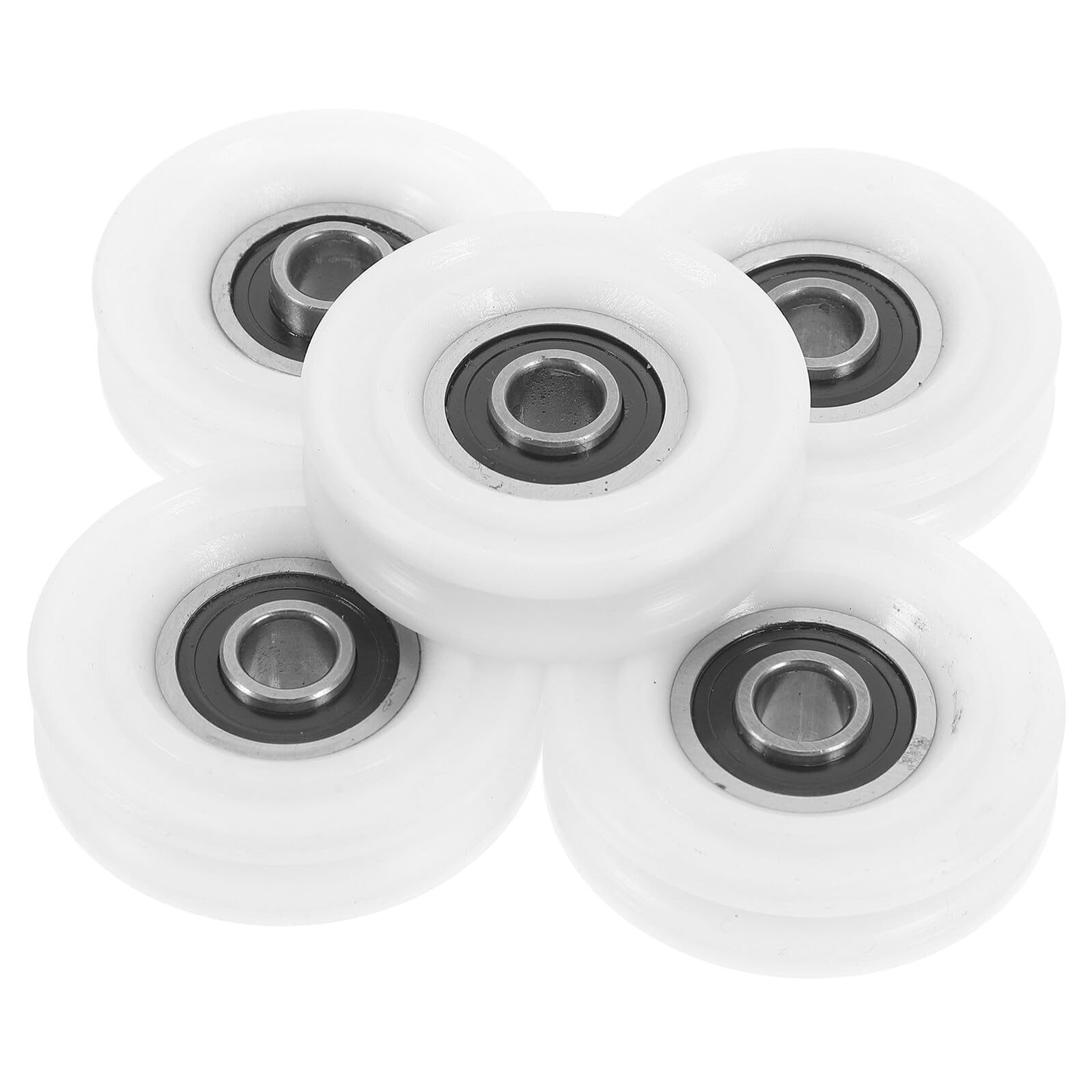 Poleas guía SHINEOFI con cojinete de bolas resistente para puertas correderas 8