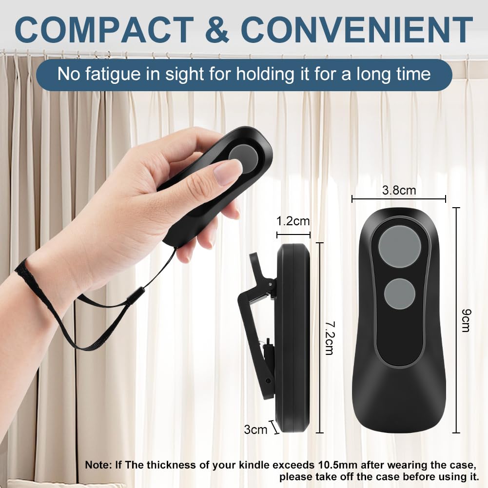 Vicloon Page Turner Remote Control for Kindle Paperwhite Oasis Kobo eReaders iPad iPhone Tablet Android