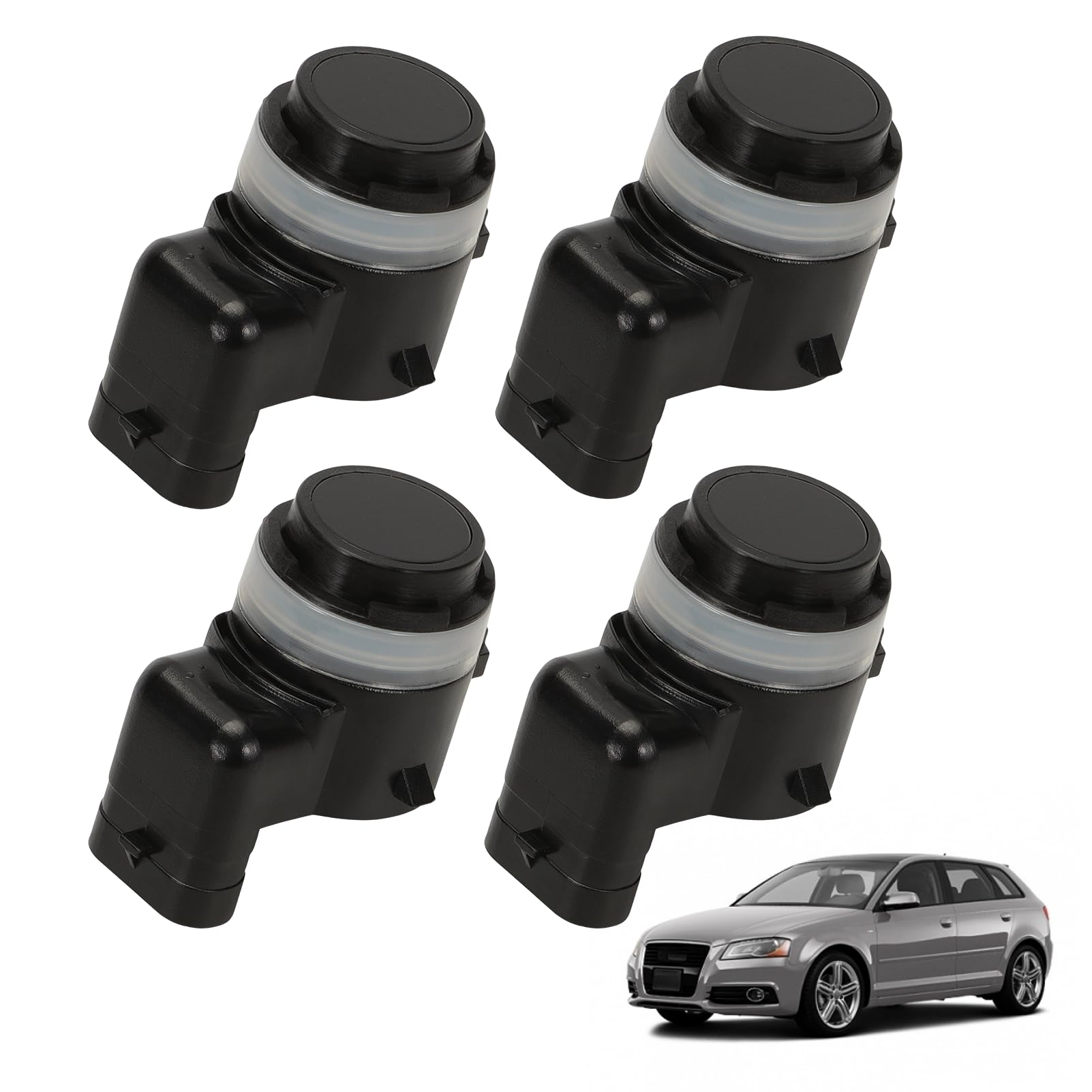 LDLRVeX Sensore parcheggio posteriore per Audi A3 1.4L–2.0L 2013, BMW X3 F25 1.6L–3.0L 2010–2017 e Octavia III 5q0919275a, 3 pin, sensori assistenza park assist