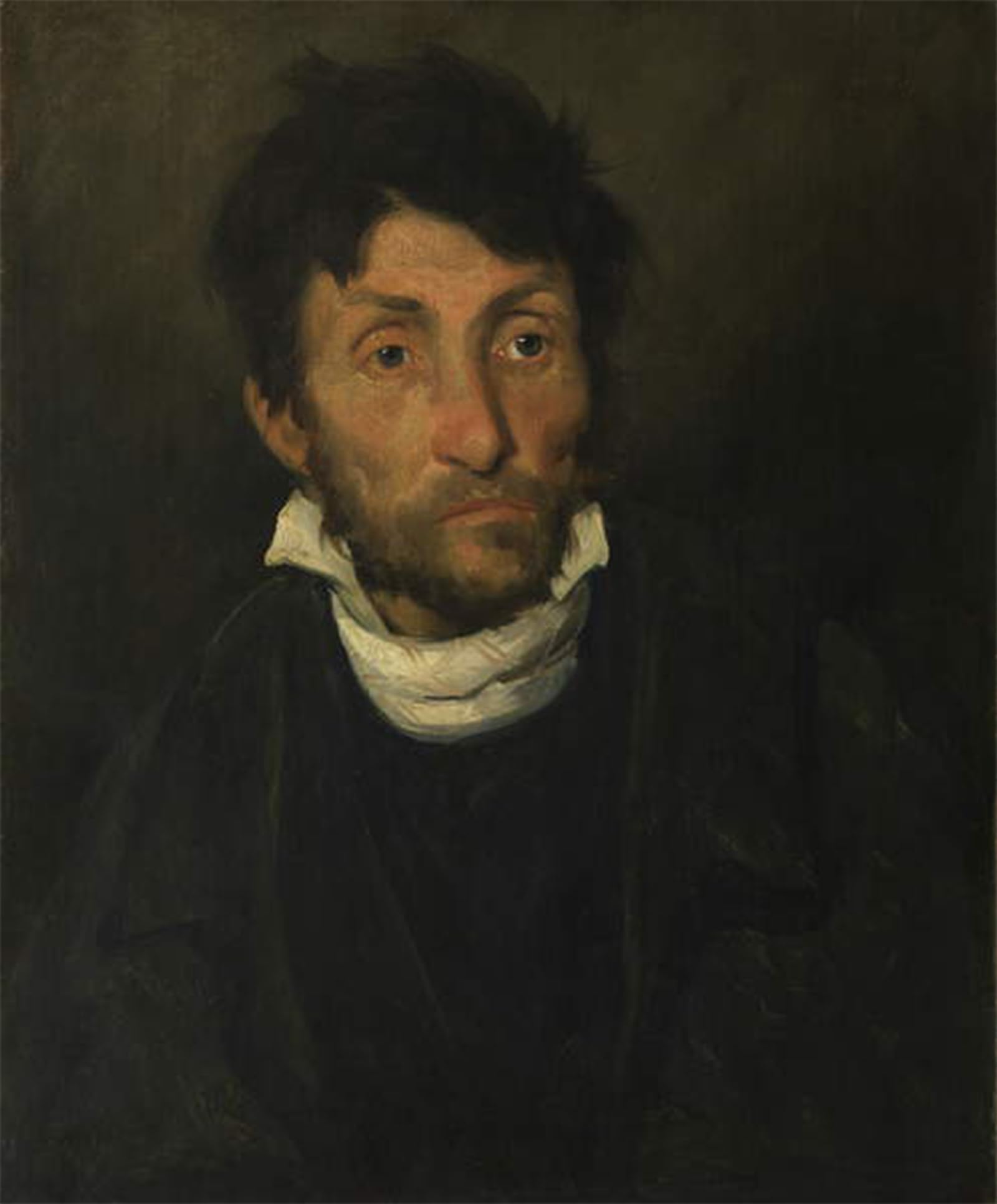SERENDIPITP Aesthetic Poster Photo Wall Print Retro Picture Portrait of a Kleptomaniac by Theodore Gericault Modern Wall Artwork for Home Decor 60x90cm