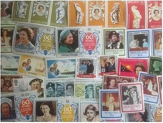 British Royalty Commonwealth : 200 Different Stamps Collection Mixture Packet Stamps for Collectors