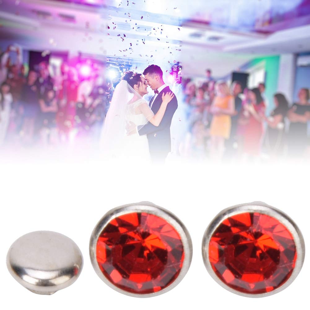 Heepdd As Shown Rhinestone Rivets, Sparkling 8Mm Synthetic Crystal Studs For Diy Bags Shoes Apparel, Decorative Craft Accessories For Fashion Enthusiasts Teens Adults Crafting Sewing Projects