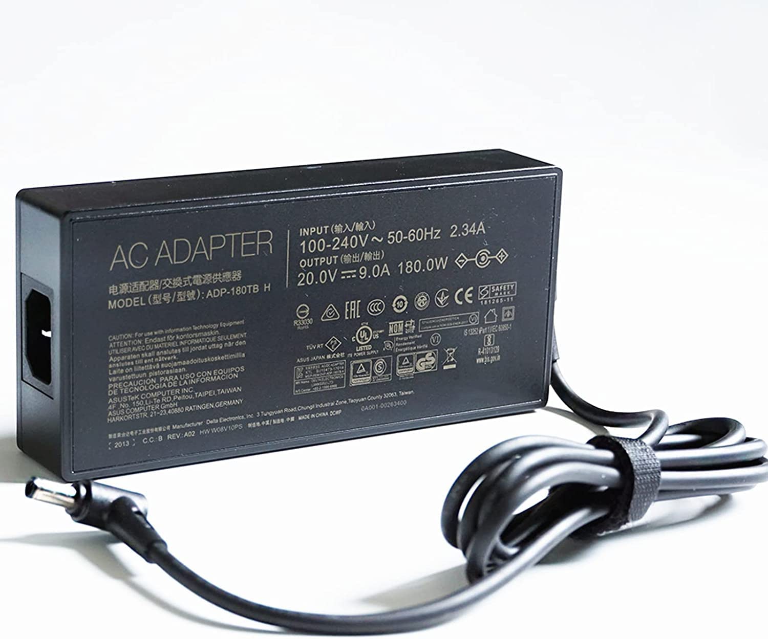 New 180W AC Adapter for ASUS Rog Zephyrus: ADP-180TB H G14 G15 GA401I GA502 GA502D GA502DU GA502IU GA401 GA401II GA401IV TUF505DT TUF505DU TUF705DU 20V 9A Laptop Power Supply Charger