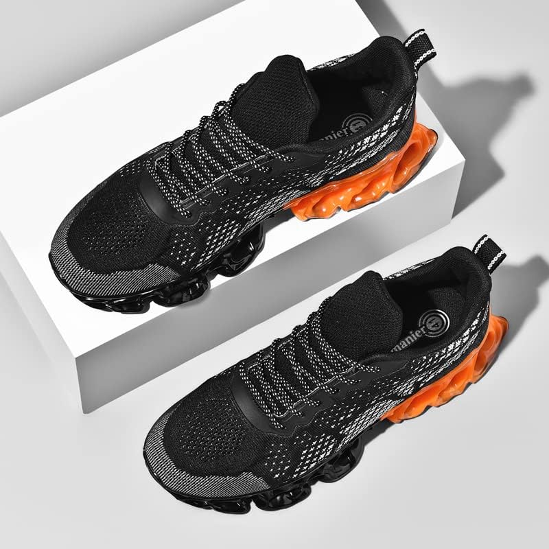 Miniatura 4 de Nuofado Zapatillas deportivas para hombre, para correr, atletismo, zapatos para caminar, tenis