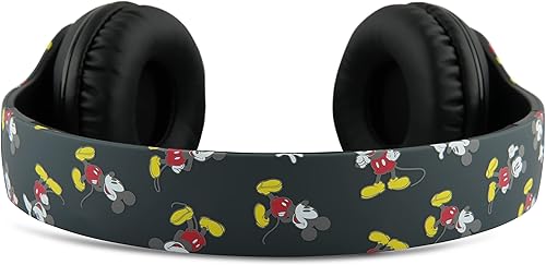 Miniatura 4 de Disney Mickey Mouse Auriculares Bluetooth sobre la oreja, auriculares plegables inalámbricos y con cable Micrófono incorporado - Regalo de
