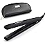 FARI Travel Mini Hair Flat Iron 1/2 Inch Ceramic Tourmaline Hair Straightener with Travel Bag Dual Voltage Travel Iron for Wo