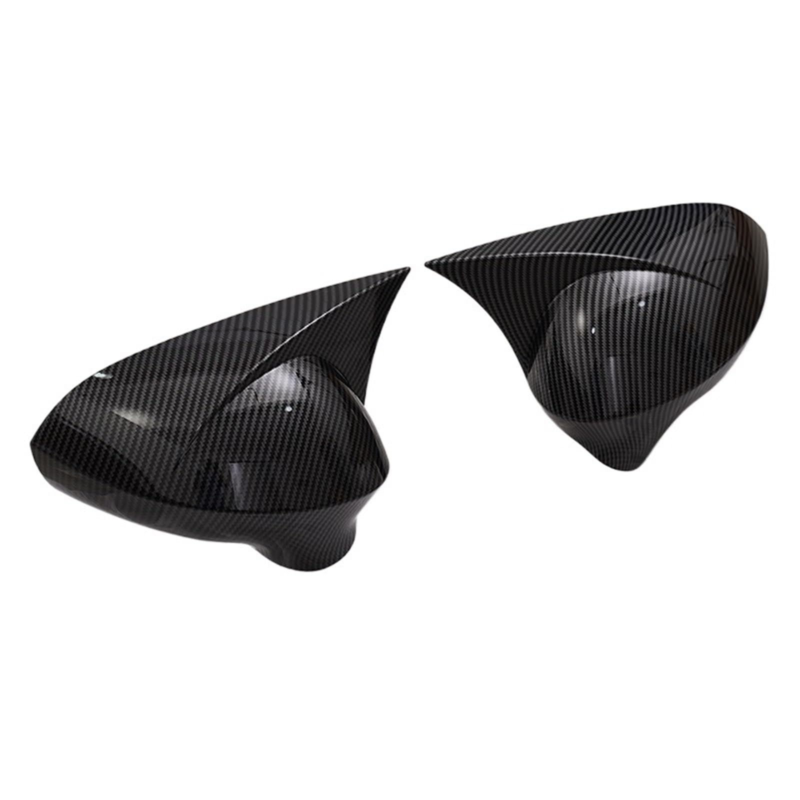 Osłona zamienna do lusterka wstecznego samochodu 1 para osłon na lusterko wsteczne pasująca do Seat Leon MK2 1P Ibiza MK4 6J Exeo 3R 2008-2017.(Carbon Fiber Look)