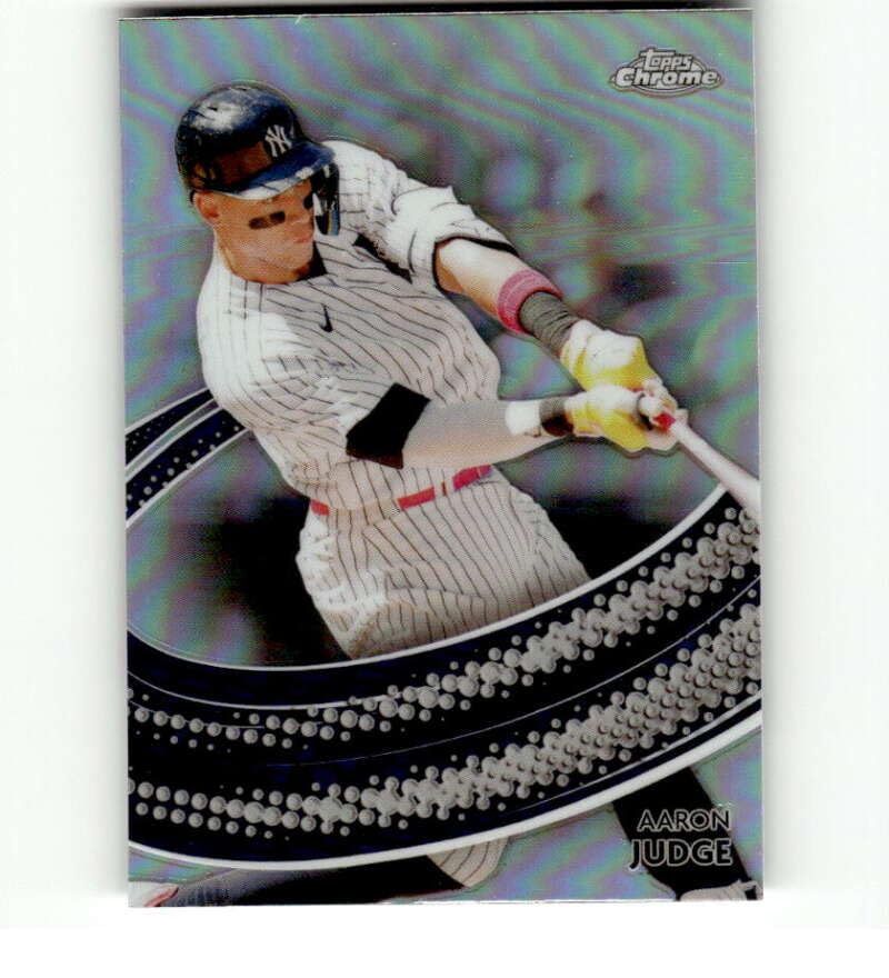 Amazon.com: 2024 Topps Chrome Strokes #S-5 Aaron Judge New York 