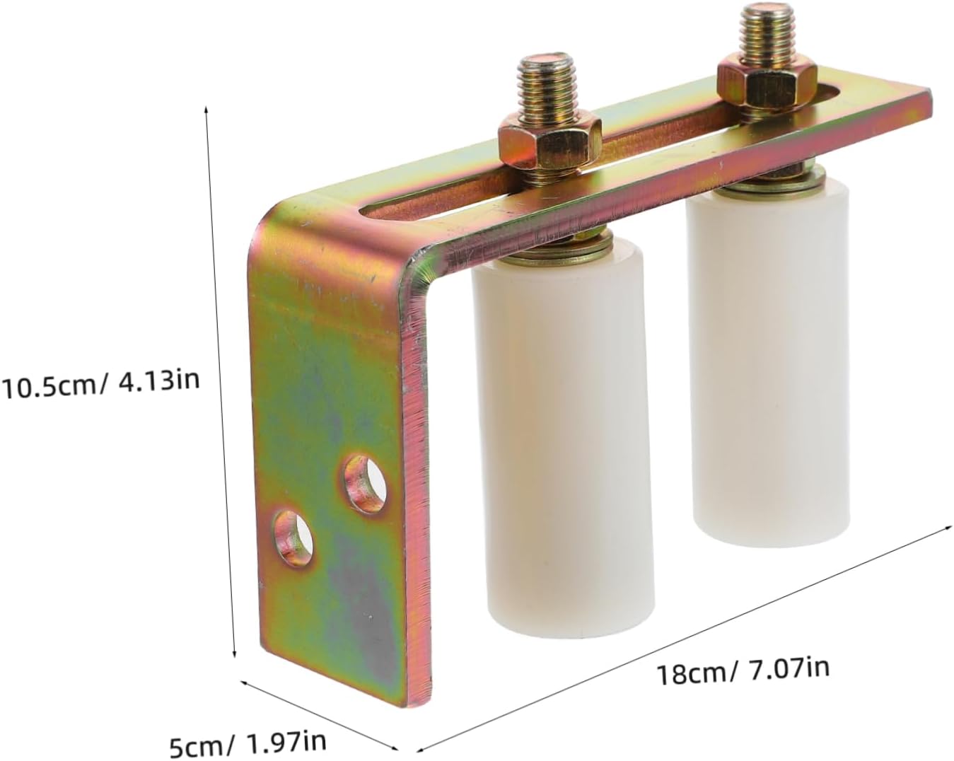 Adjustable Sliding Gate Roller Guide Bracket Wheel for Smooth Gates and Sliding Doors Complete Installation Kit Included