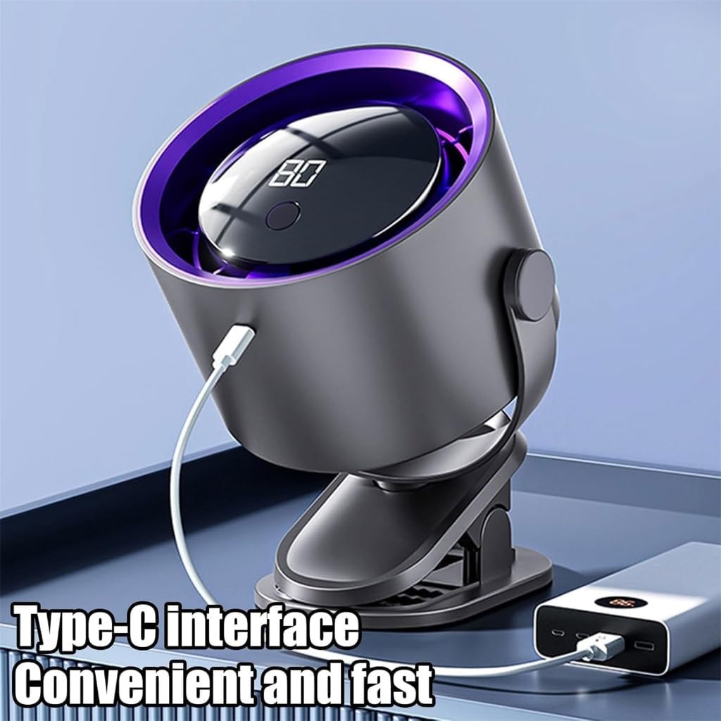 Cooling Fan Desktop Fan Convenient Small Desk Fan Clip On Table Fan ABS Texture