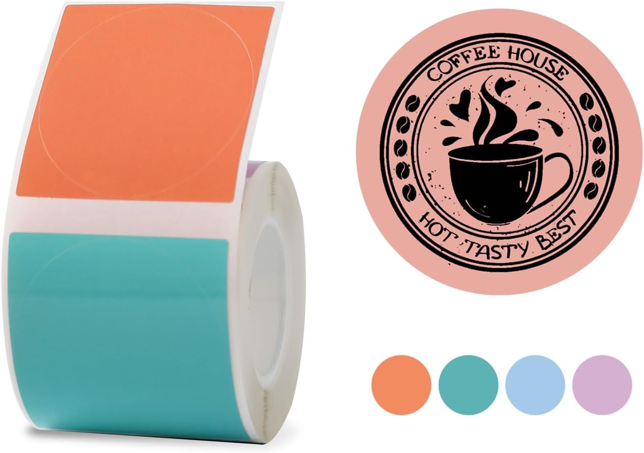 Amazon.com: Multi-Purpose Colorful Round Address Wedding Waterproof ...