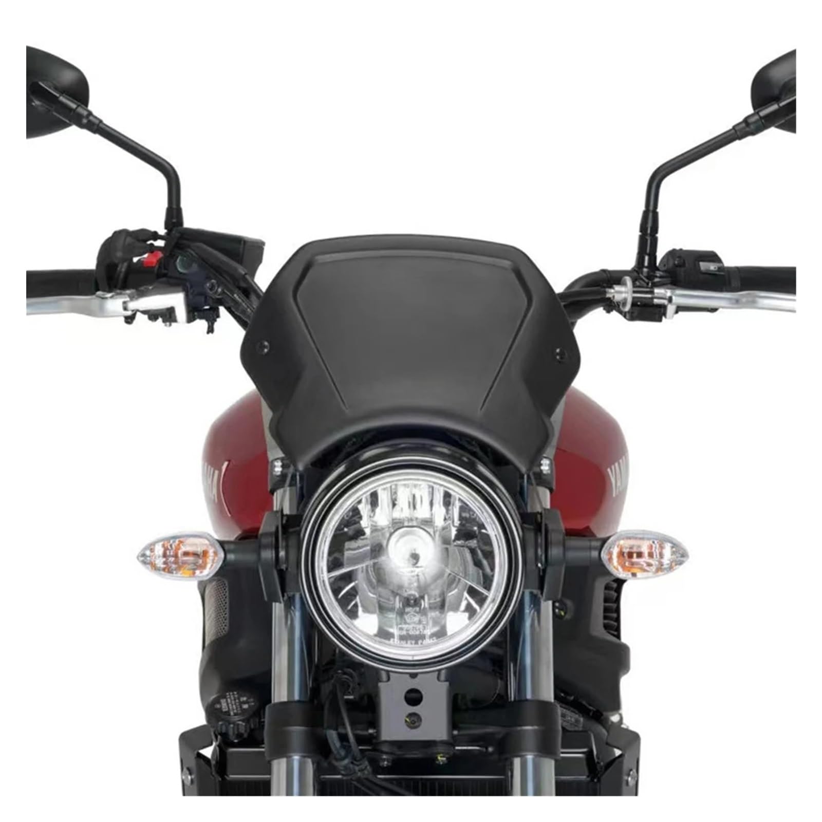powietrzadeflektor Przednia Płyta Motocyklowa Vintage Deflektor Szyby Przedniej Do YAMAHA XSR700 2016-2022 XSR 700 XTRIBUTE 19-21 XSR900 16-21 Przednia szyba motocyklowa(Carbon XSR700)
