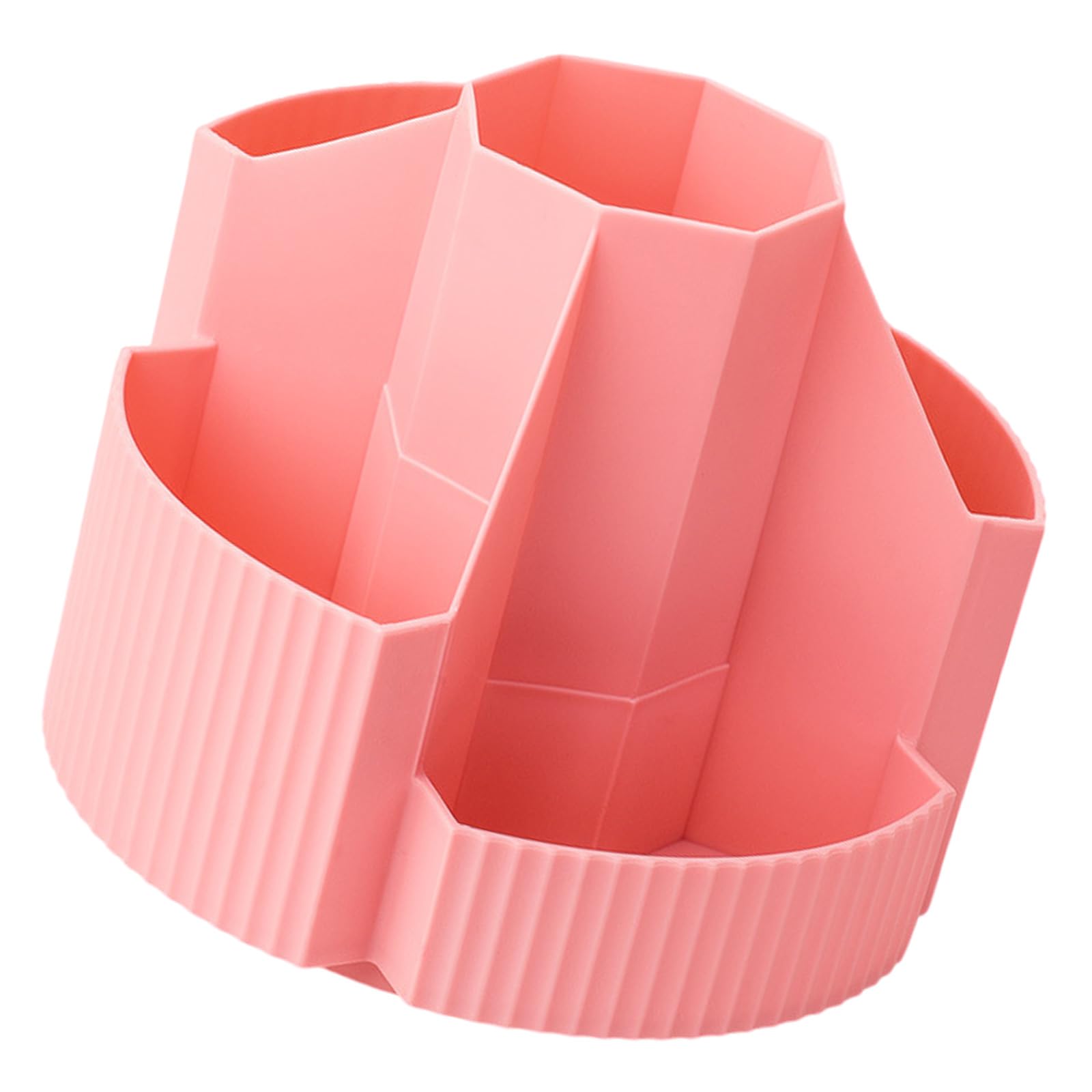 GTYLF 360 Degree Rotating Pen Holder Desk Organizers 5 Segments Large Capacity Rotating Pen Holder Desk Art Supply Organizers Large Capacity Cup