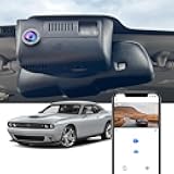 Fitcamx 4K Dash Cam Suitable for Dodge Challenger 2015-2023 GT R/T SXT Plus Scat Pack (HD2-6091), OEM Look, UHD 2160P Video, Built-in WiFi & APP, Loop Recording, G-Sensor, Easy to Use, 64GB Card