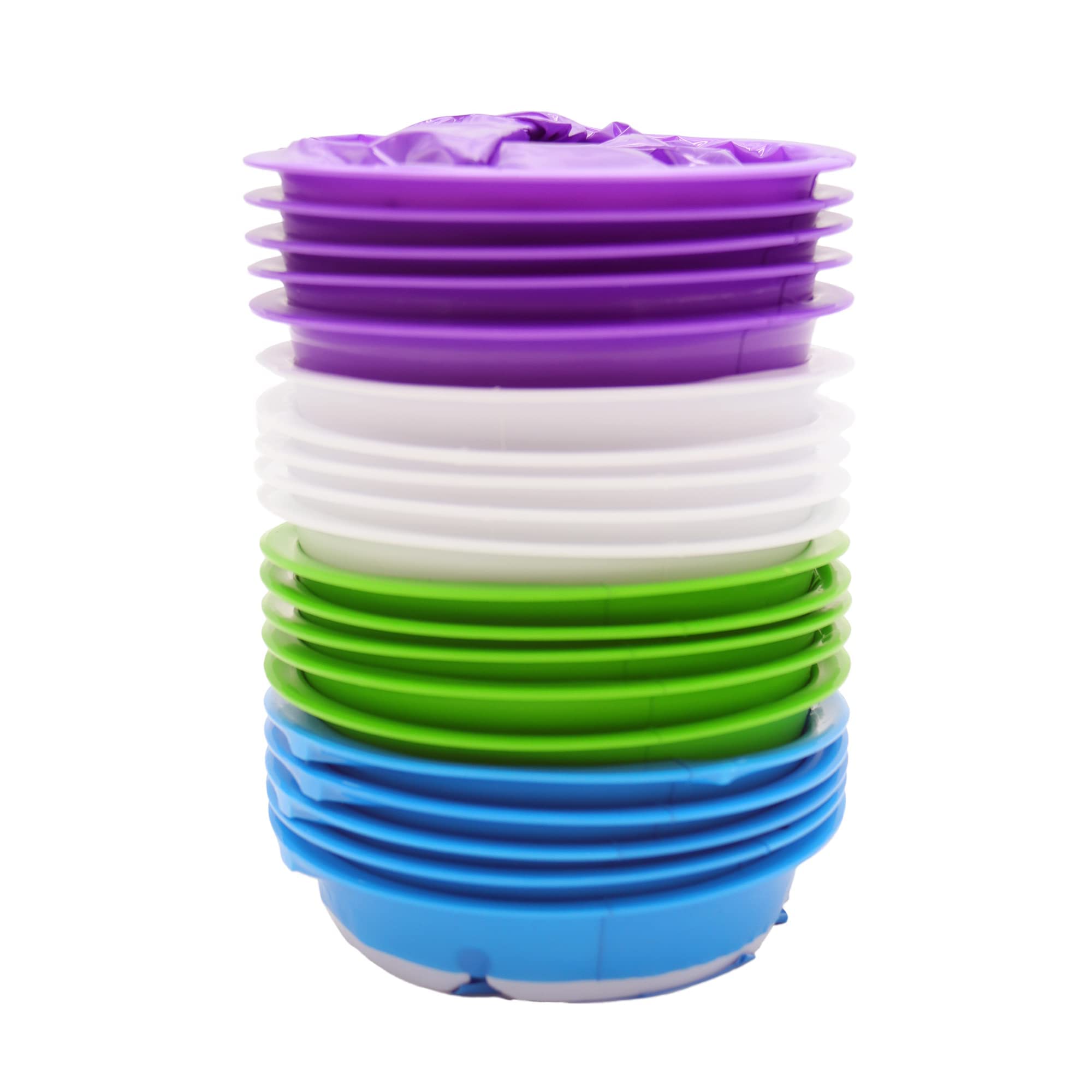 TUOKI 20pcs Emesis Bag Vomit Bags Portable Colorful Car Sickness Bag Nausea Bag for Travel Motion Sickness Taxi 1000ml