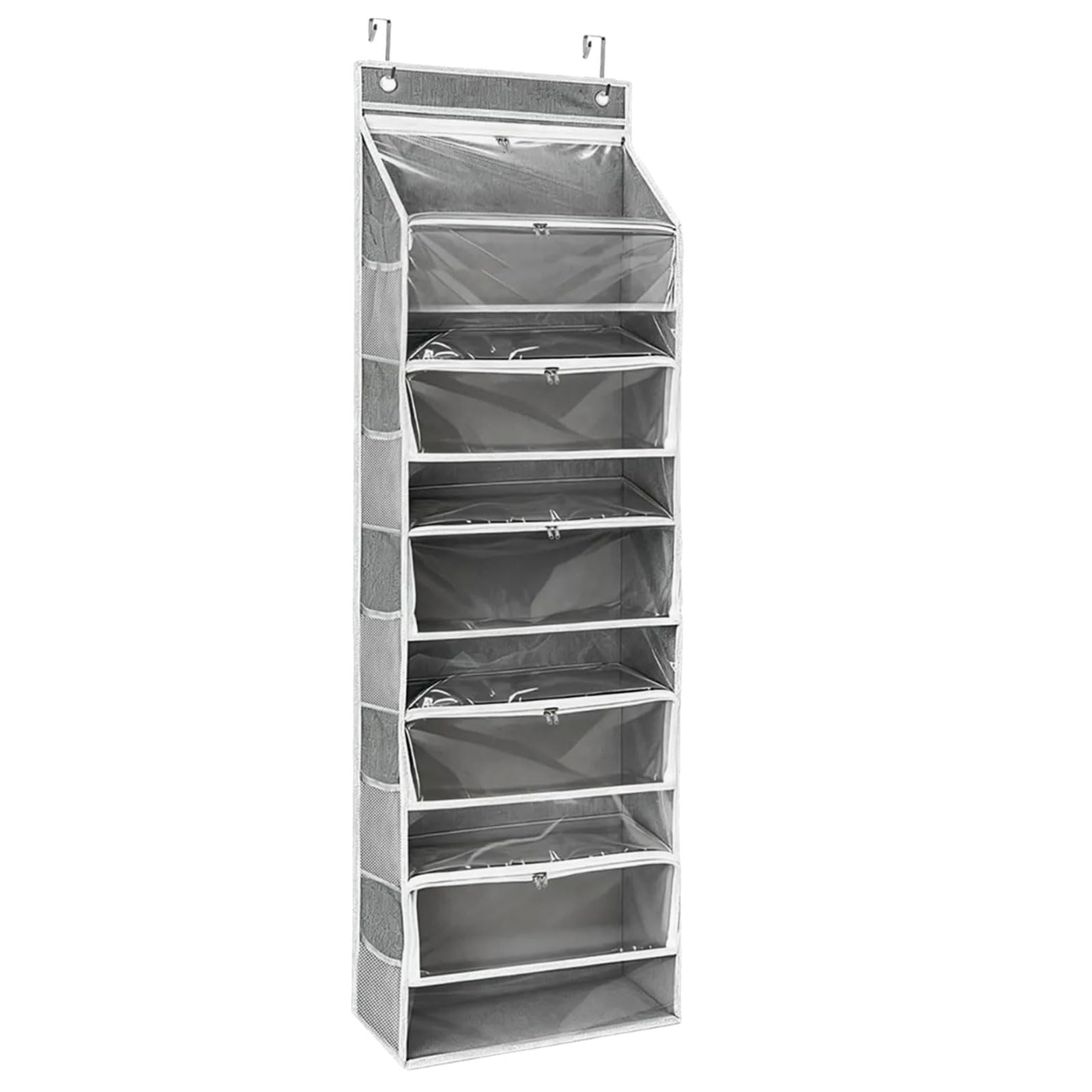 LUCKGONI Over The Door Storage organizers With 6 Pockets And 12 Compartments 600D Oxford Fabric For Home Organization