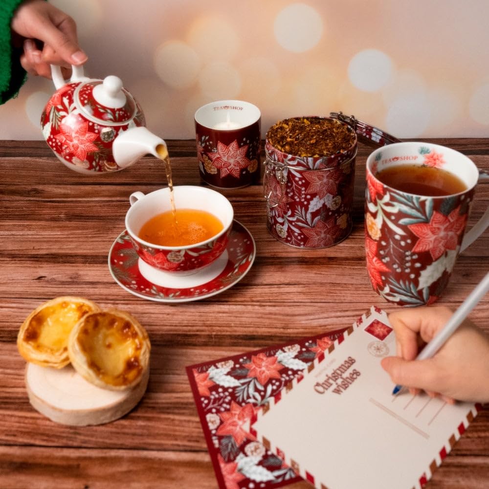 TEA SHOP - Rooibos Portuguese Delight 100g - 50 Tazas - Formato a Granel - En Hojas - Infusiones Sin Teína - Infusión Dulce y Cremosa - Isotónico y Revitalizante — view 2