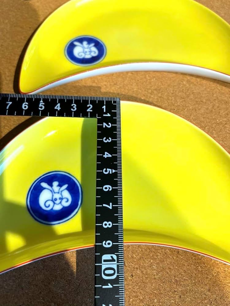 Amazon | 廃盤 深川製磁 百年庵 黄地 兎 うさぎ 半月取皿揃 5枚管理