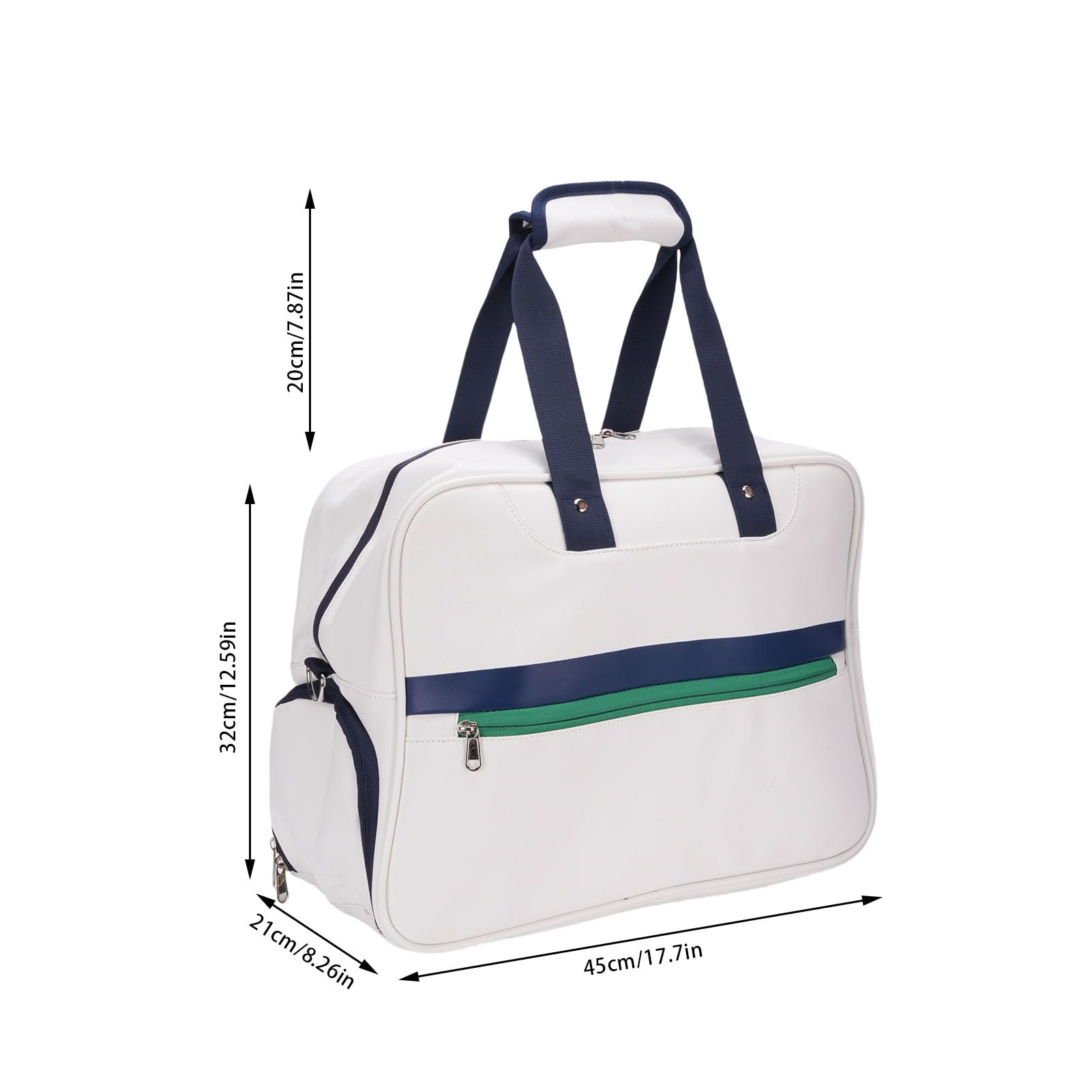 Asixxsix Tennis Tote Bag, Borse per Traverse per Anstiestri per Pomp a Prova di Grande capacità con Scompartimento di Scarpe e Spalla con una Borsa Sportiva Esterna Leggera