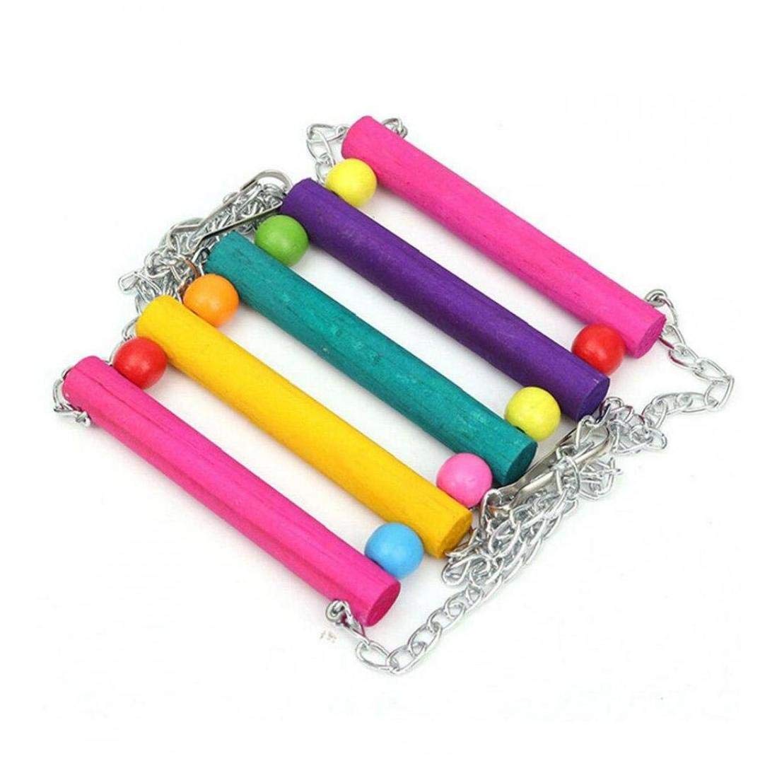 Hotaden As Picture Show Bird Chew Toy Parrot Parakeet Budgie Cockatiel Cage Hammock Swing Toy Hanging Toy For Kids Children