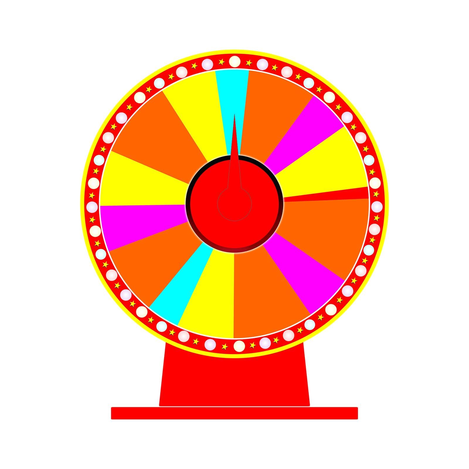 Tabletop Roulette Wheel Game with Erasable Board and Rainbow Segments Stable Base and Easy Setup Suitable for Fundraisers Corporat, 40cm Unequal
