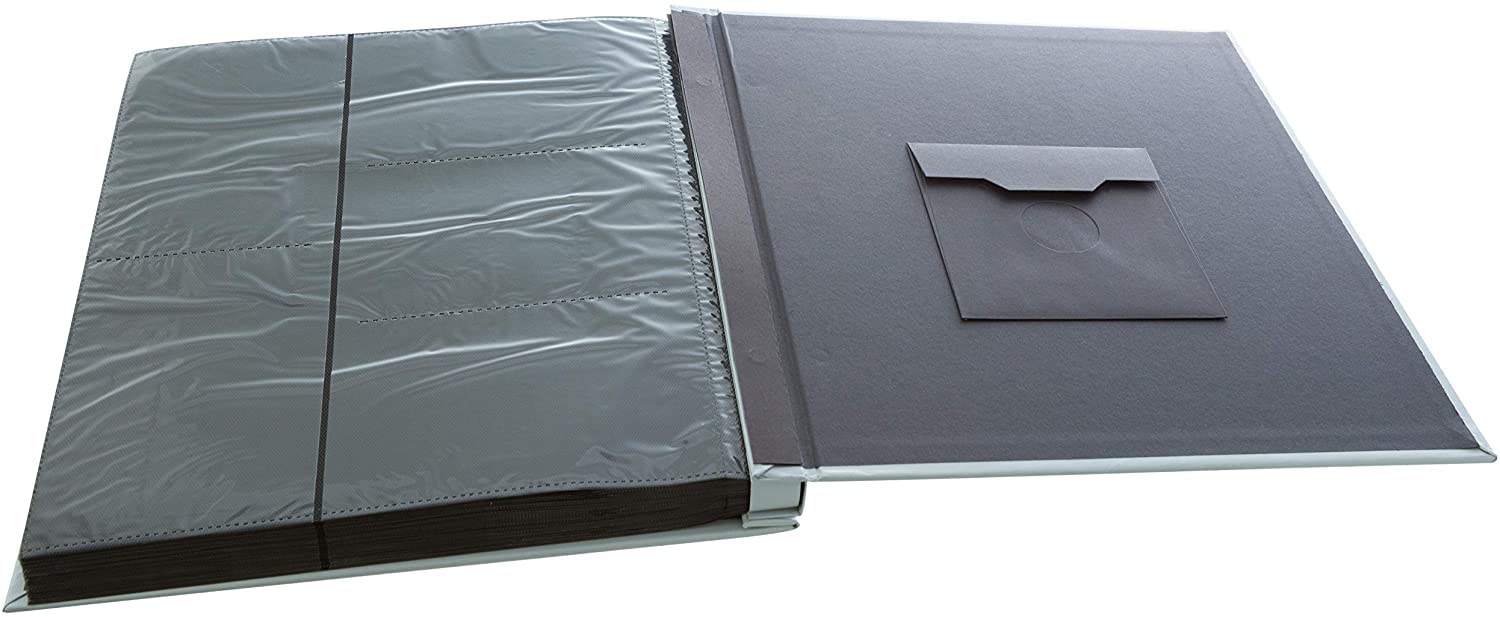 Kiera Grace Modern Fotoalben, PVC, schwarz, 4" x 6" Pack of 6, 6