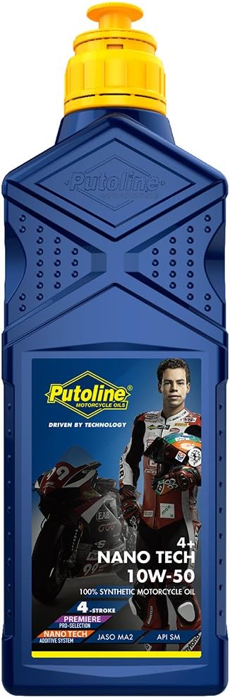 Putoline 10W50 Four-Stroke Oil 1 Litre, Nano Tech Fully Synthetic 4 Road