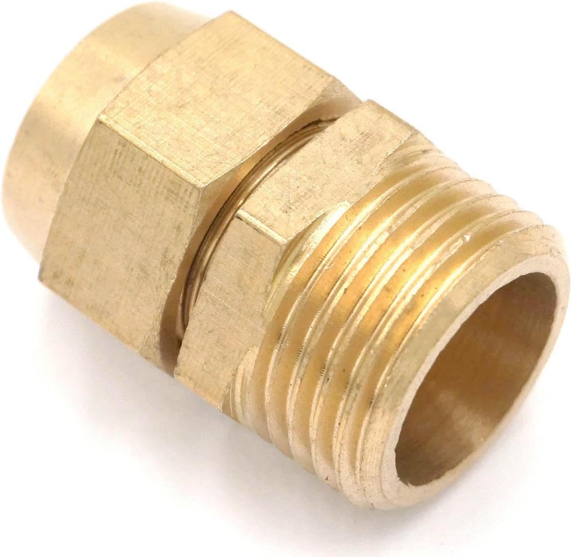 フレアチューブ OD 12mm x 1/2インチ オス真鍮コネクタチューブ 空気圧継手 エアコン