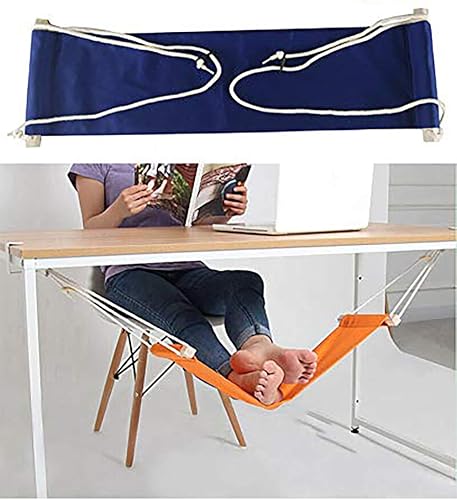 Home-Organizer Tech Hamaca portátil ajustable para escritorio de esquina, oficina, reposapiés, mini hamaca para debajo del escritorio, hamaca para