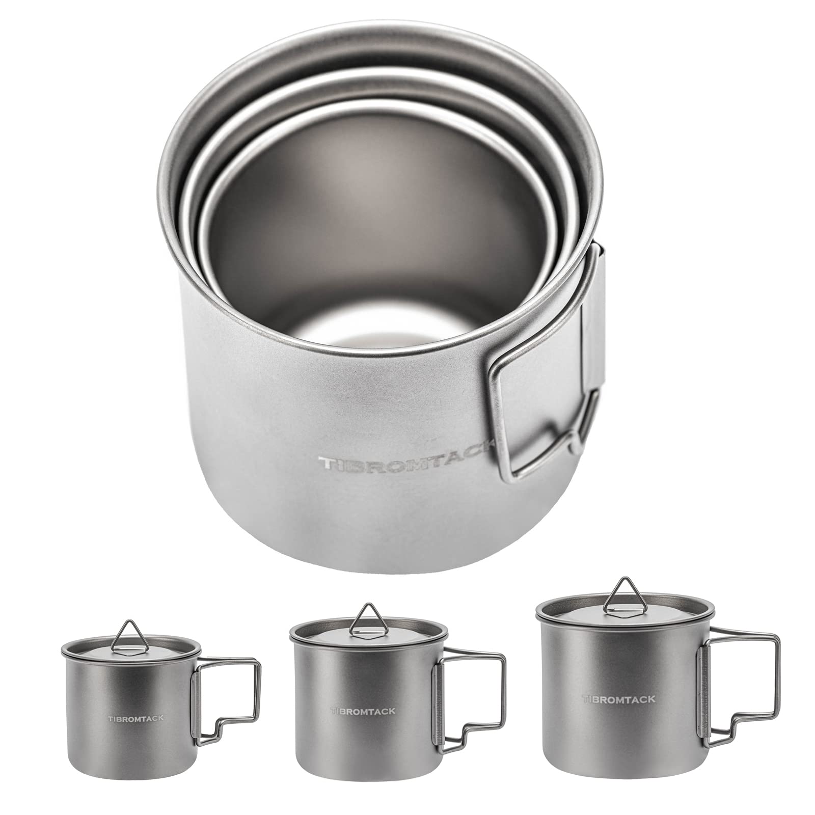 3 x Campingbecher (3 Stück/350 ml + 500 ml + 700 ml)