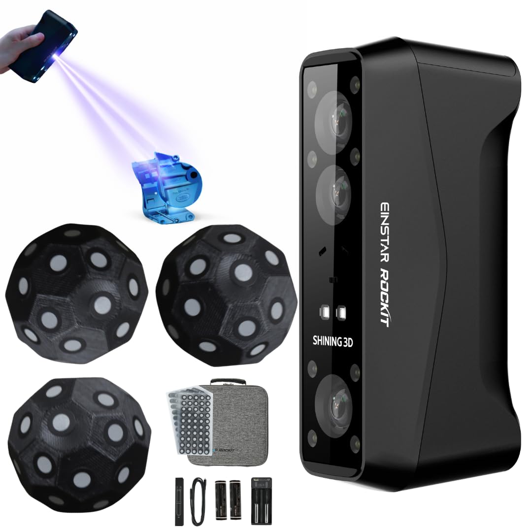 EINSTAR Rockit Wireless Handheld 3D Scanners, Dual Light Source