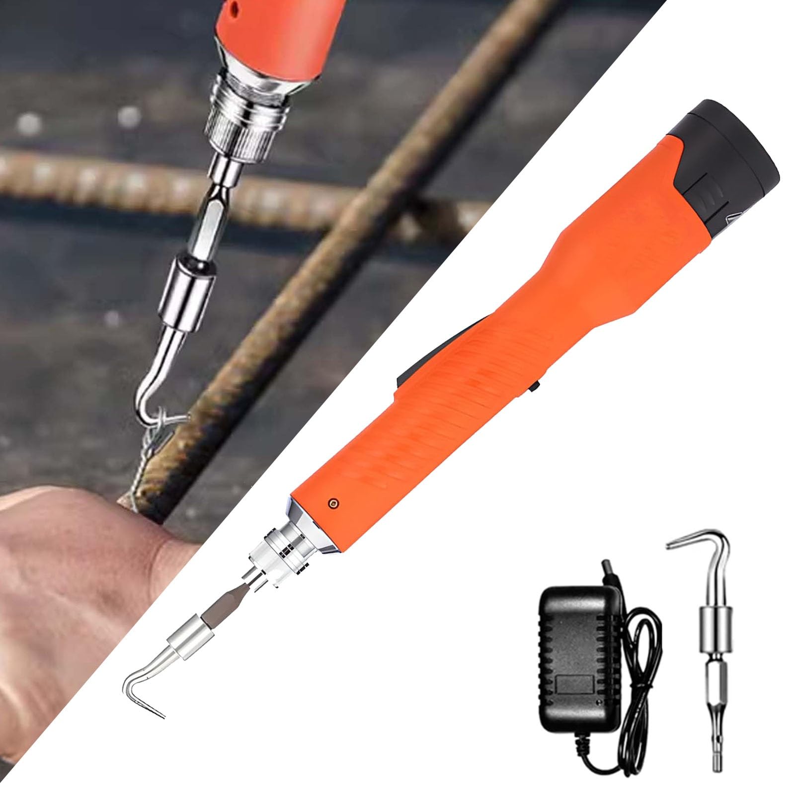 GYKOZY Automatic Rebar Tie Wire Twister(0.5-0.9mm Tying Range), Can Work for 4-5 Hours, for Wires and Rebar Ties