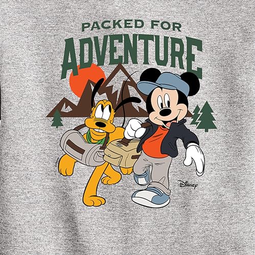 Disney - Standard - Packed for Adventure Pluto Mickey - Toddler & Youth Crewneck Fleece Sweatshirt3