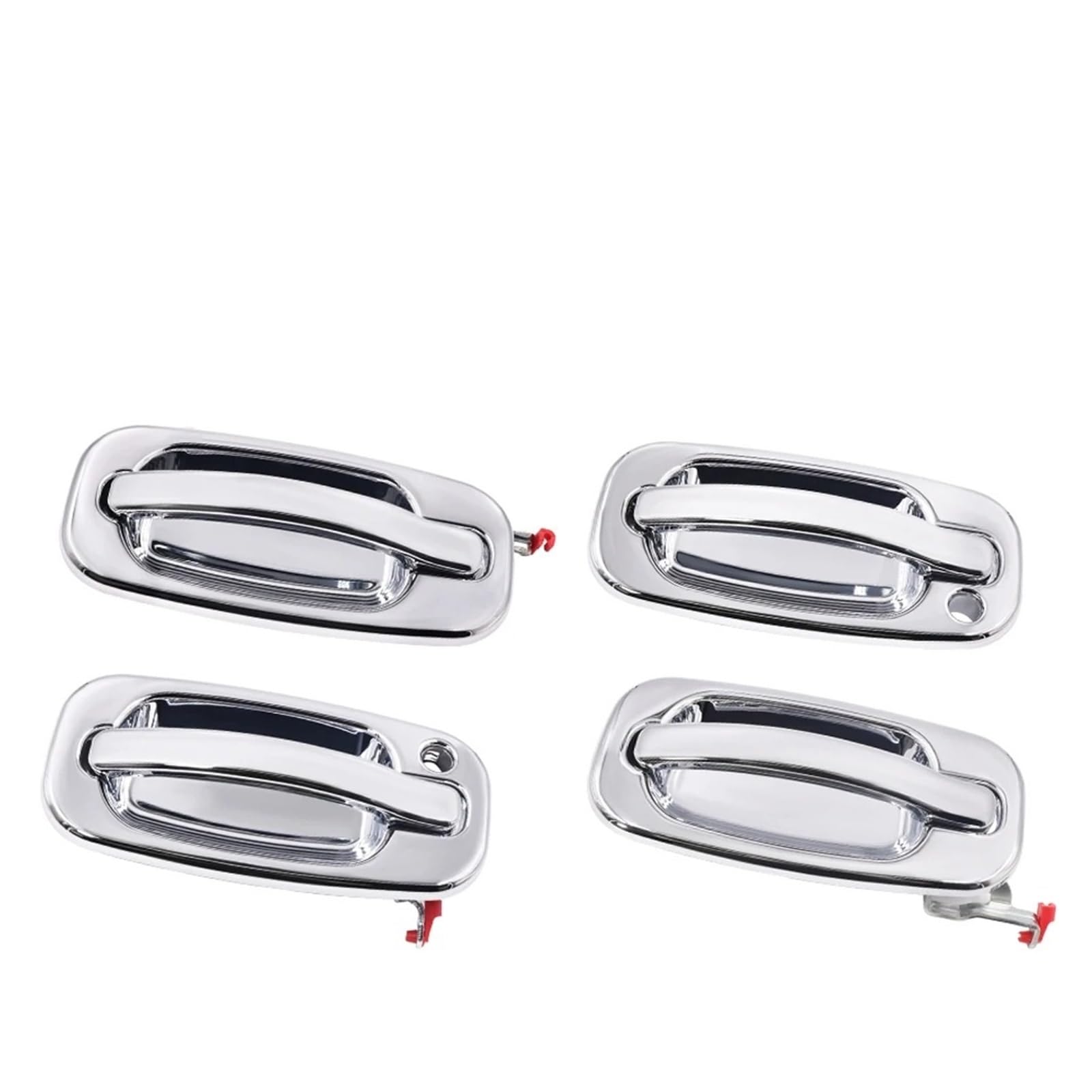 Ropaix Side Exterior Door Handle for Cadillac for Escalade for ESV for EXT 2002-2006 Chrome Exterior Door Handles