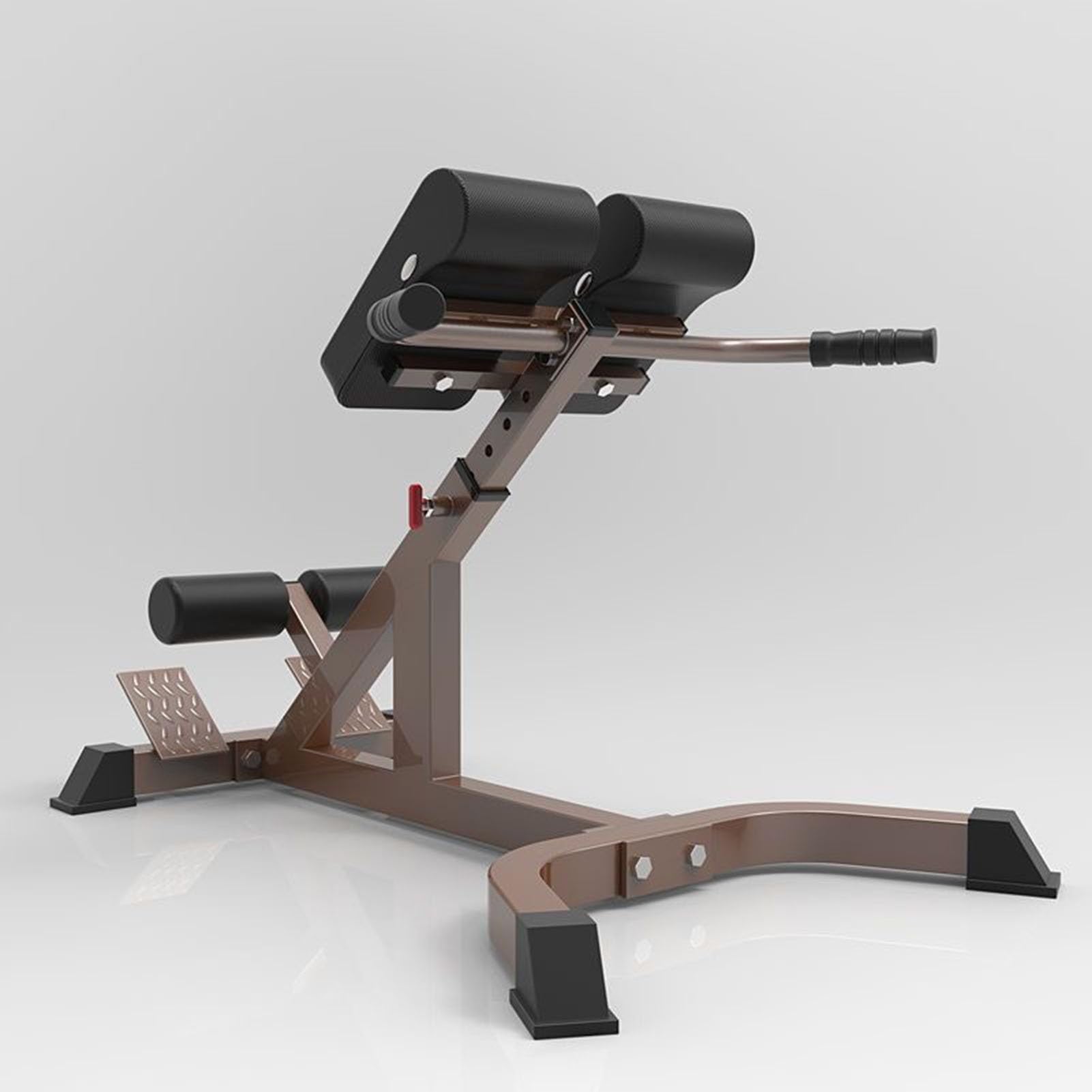 Multifunzione sedia romana estensione della schiena macchina iperestensione panca addominali esercizio forza gambe trainer for palestra domestica altezza regolabile capacità massima 300 kg