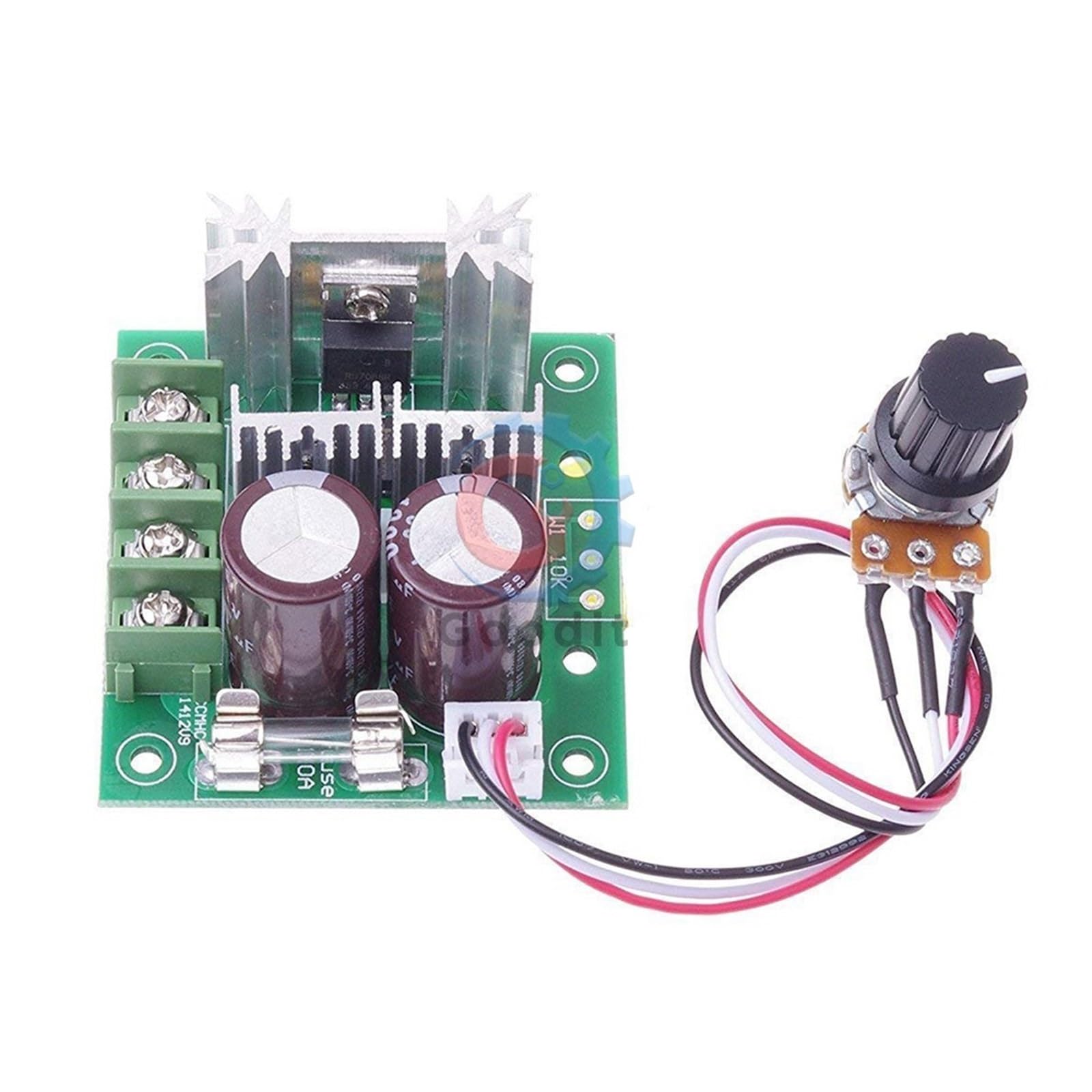 Régulateur de tension 400W 10A, 12V-40V DC, PWM, régulateur de vitesse du moteur, contrôle de la vitesse du ventilateur, variateur, contrôleur de puissance
