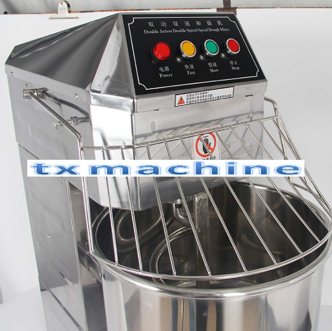 TX txmachine 20L Impastatrice Ribaltabile 1.1KW Impastatrice Planetaria Multifunzione Robot da Cucina Mixer Mescolando macchina 2 velocità (110V/60HZ)