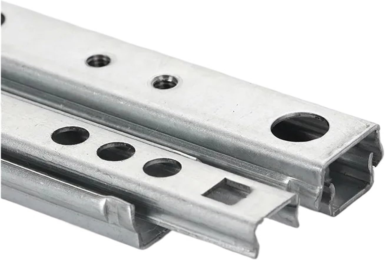 Full Extension Drawer Slides 2pcs Steel Drawer Slides Furniture Keyboard(406MM)