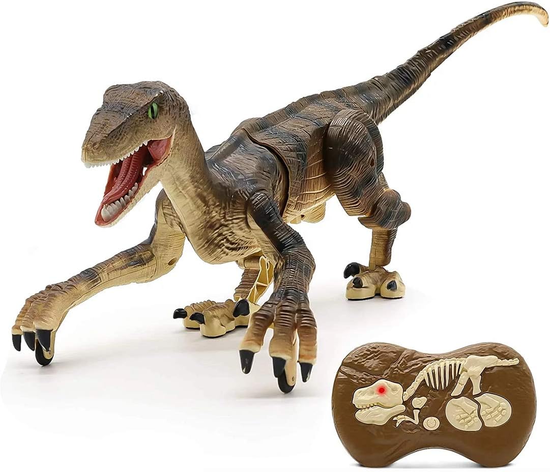Remote Control Dinosaur Velociraptor RC Very Realistic (Movement Light