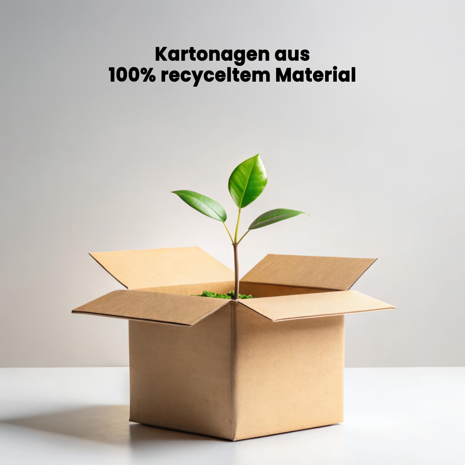 KK Verpackungen® Faltkartons | 10 Stück, 500x500x290mm, Zweiwelliger Versandkarton mit variabler Höhe | Versandverpackung aus stabiler 2.40 BC Wellpappe