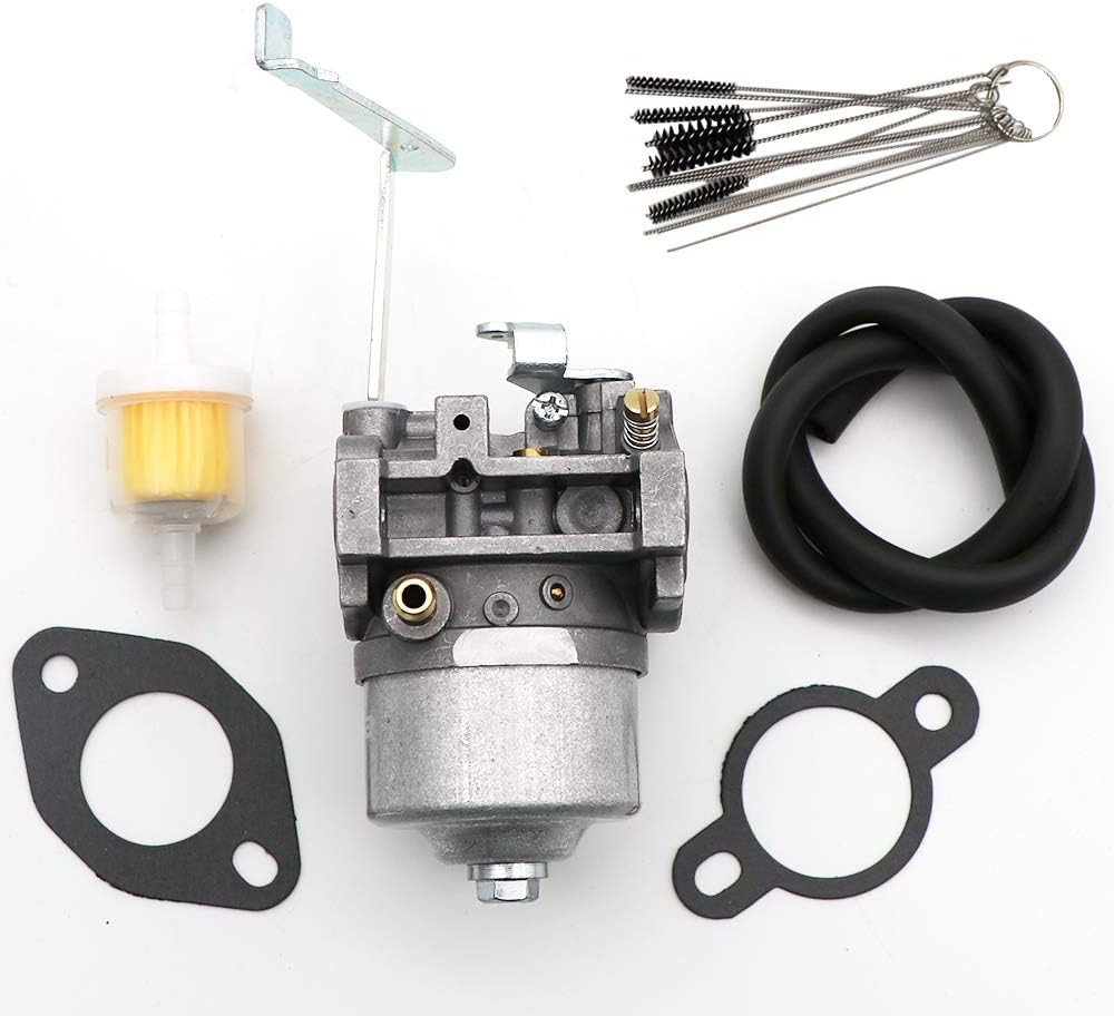 KIPA Carburetor For YAMAHA MZ360 Engine Without Solenoid Type A, MPN EZ-MZ360-00CM, With Carbon Dirt Jet Cleaner Tool Kit & Fuel Filter Mounting Gasket